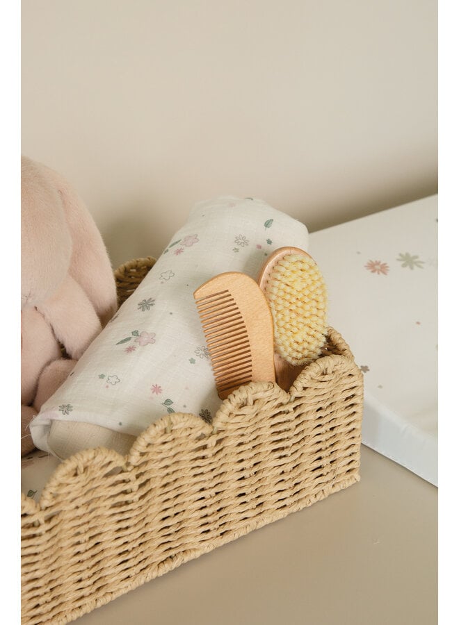 Commode mandje geweven