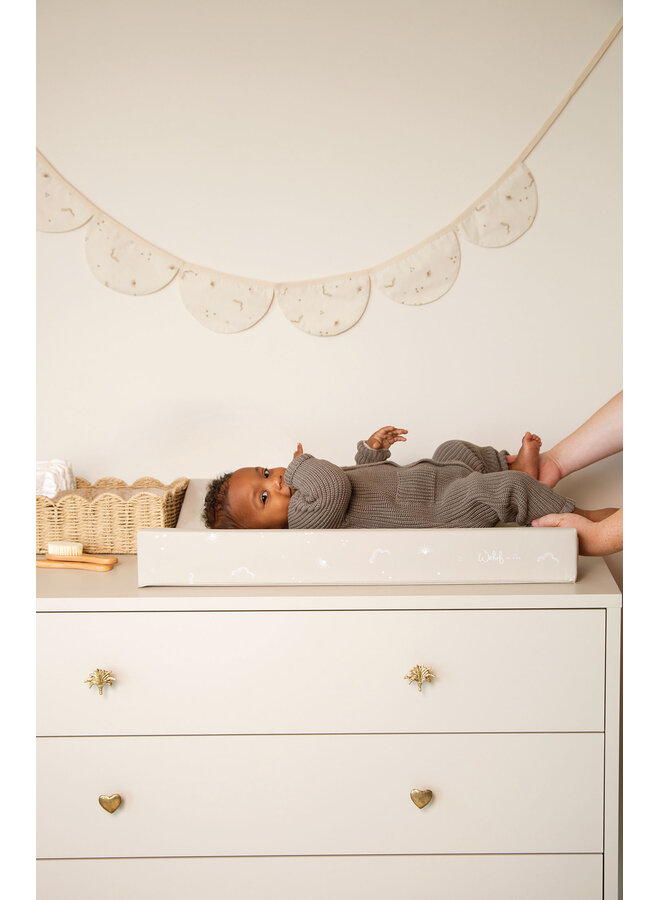 Boxanzug 62/68 Warm Grey knitted