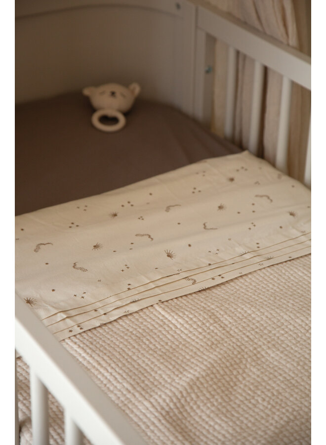 Fitted sheet 40 x 80cm Warm Grey