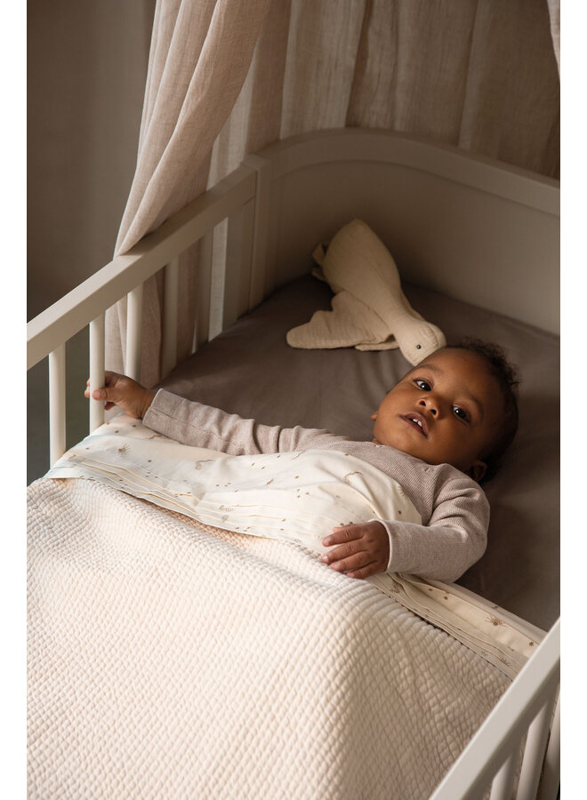 Fitted sheet 70x145cm Warm Grey