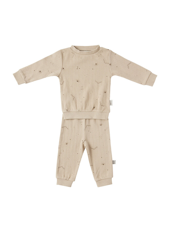 Pyjama Größe 62 Dark Taupe