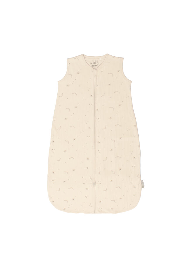 Sommerschlafsack jersey 90cm Galaxy Dreams taupe