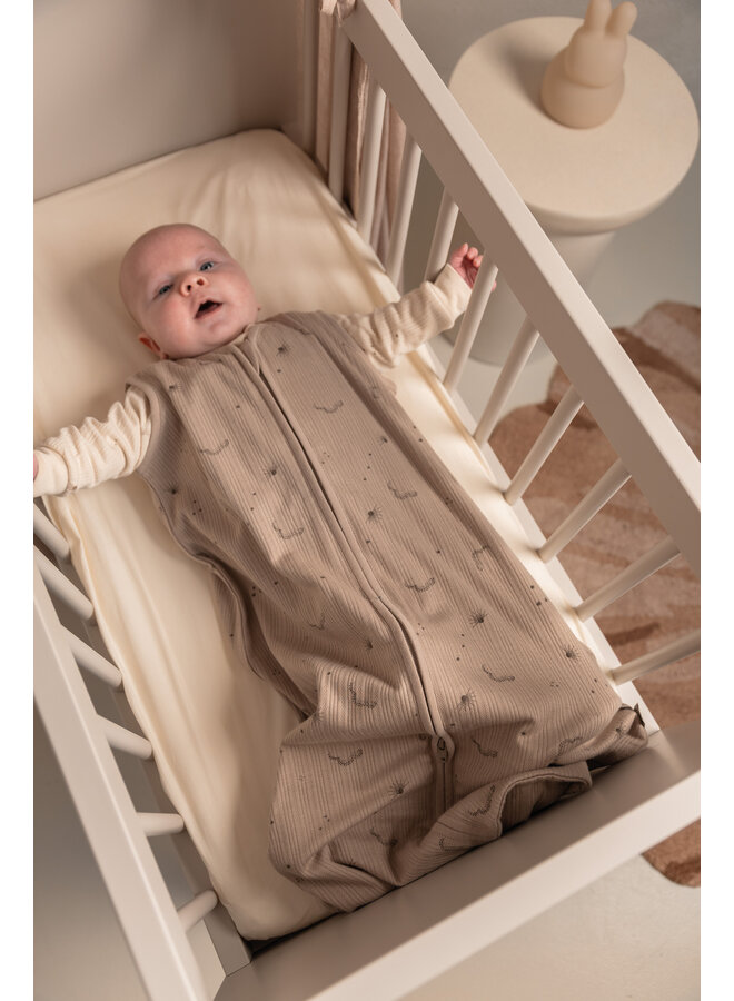 Summersleepingbag jersey 70cm Galaxy Dreams dark taupe