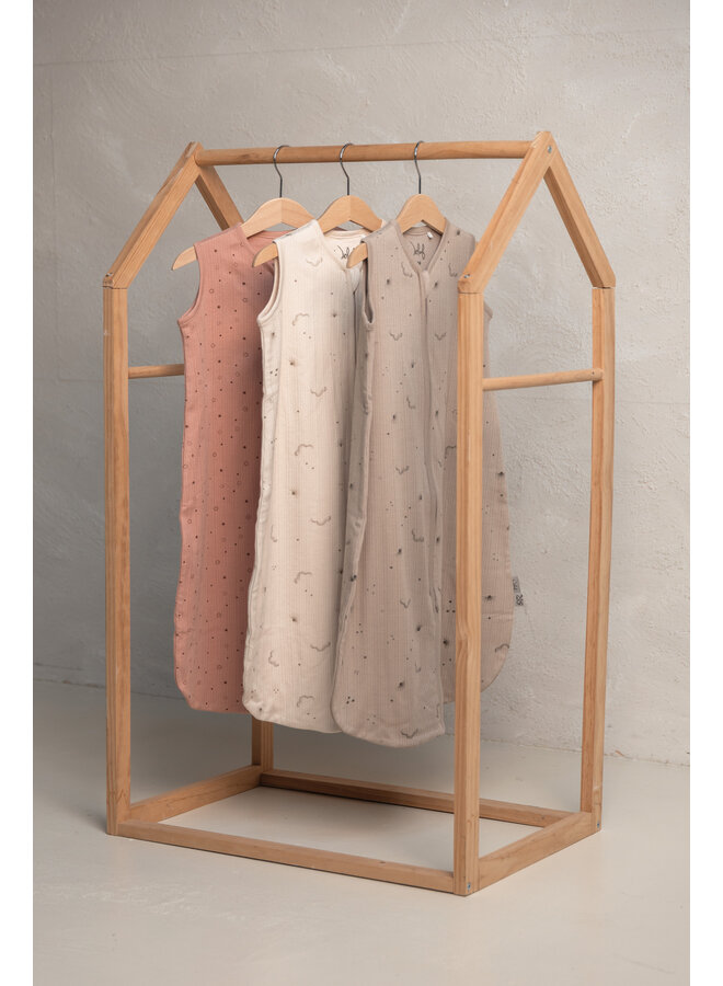 Zomerslaapzak jersey 90cm Galaxy Dreams taupe