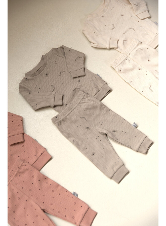 Pyjama Größe 62 Dark Taupe