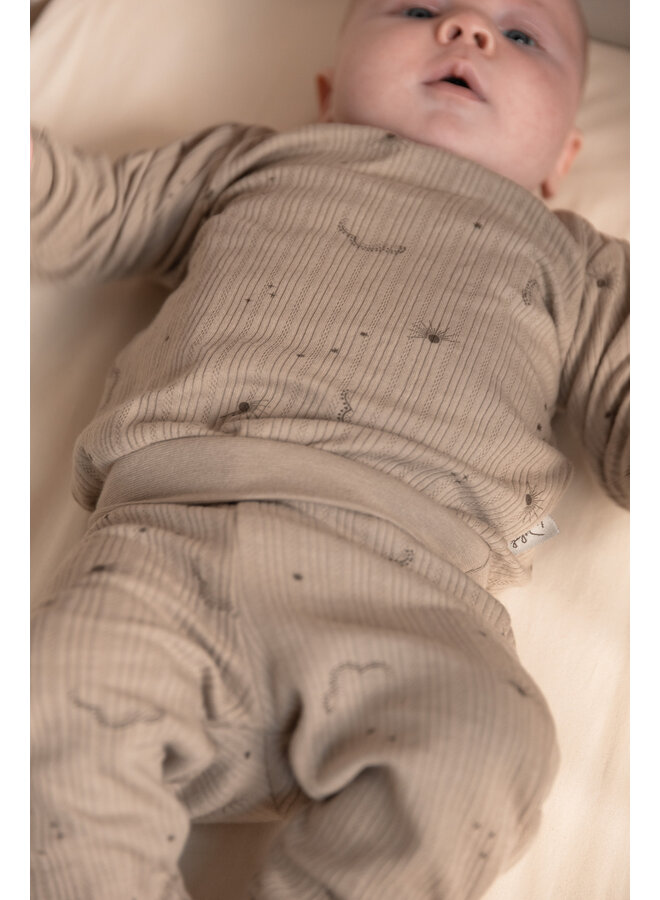 Pyjama maat 68 Dark Taupe