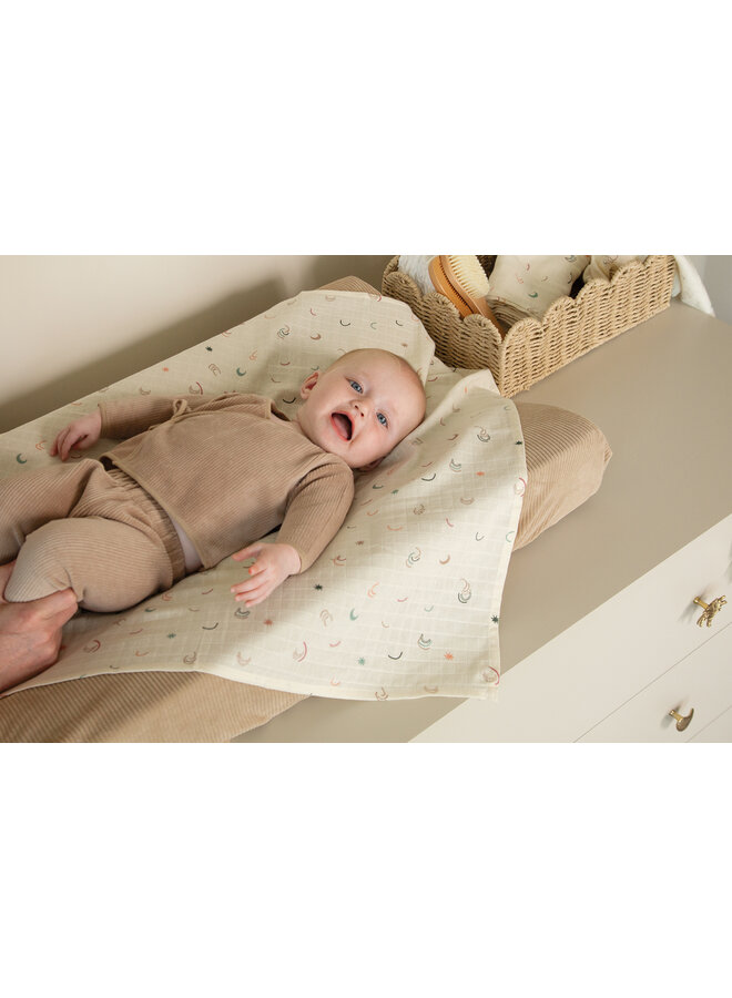 Wickelpullover + Hose 50/56 Urban Taupe velvet rib