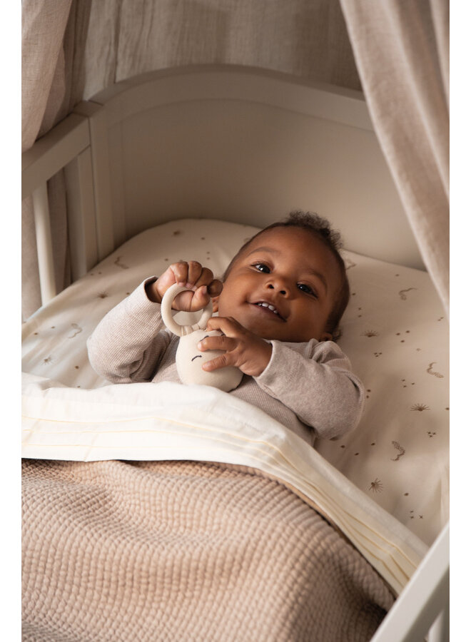 Tuck-Inn ledikant deken 60x120 Urban Taupe waves