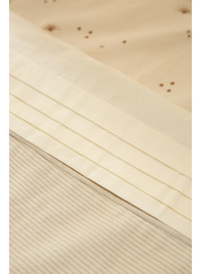 Tuck-Inn wiegdeken 40x80cm Soft Sand velvet rib