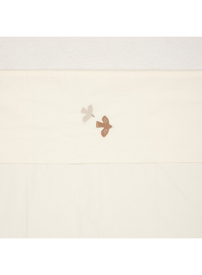 Tuck-inn laken embroidery 40 x 80cm Soft Wings