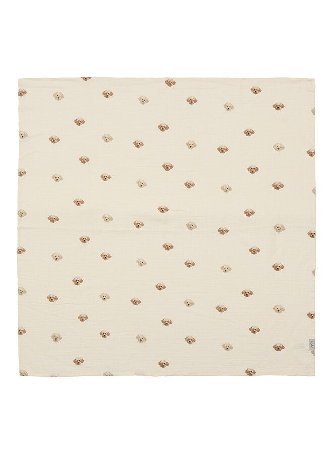 Muslin towel 65x65cm single pack Little Doodle