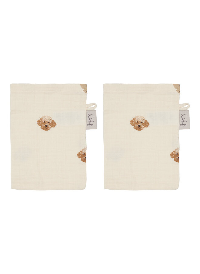 Hydrofiele washand 2pack Little Doodle