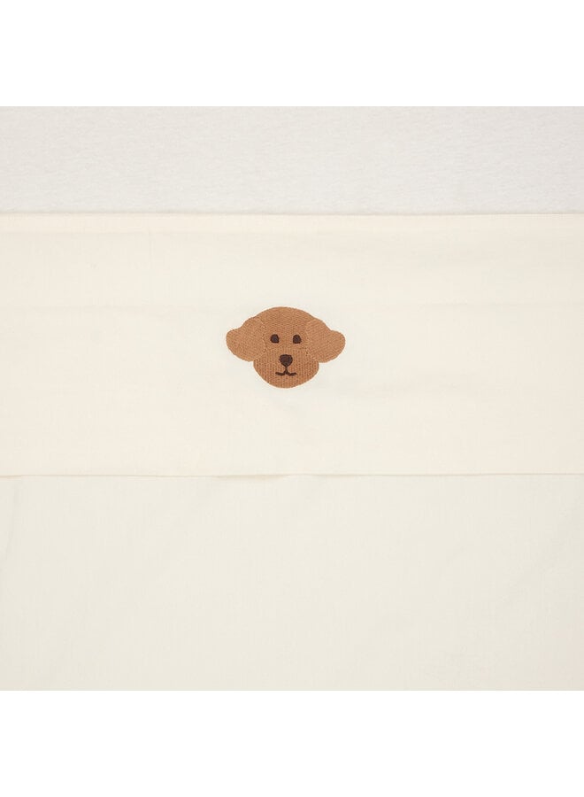 Tuck-inn sheet embroidery 60 x 120cm Little Doodle