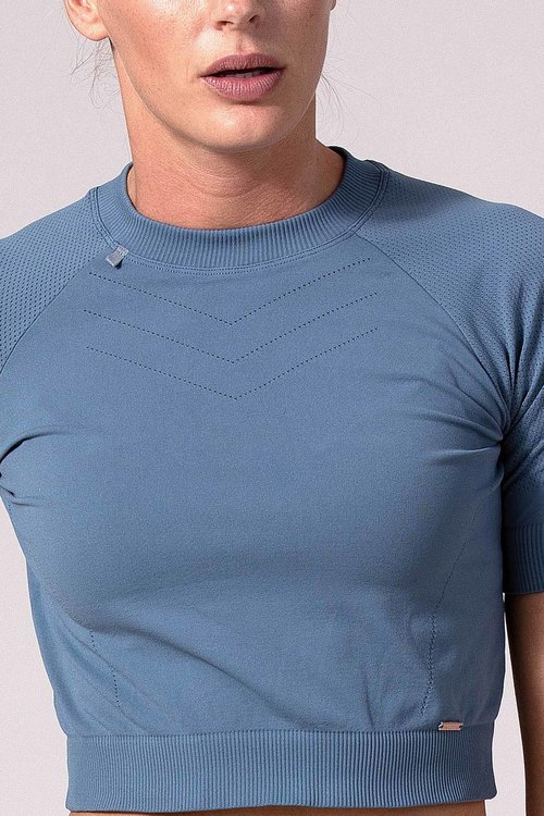 AMARANTE Cropped shirt AMARANTE Zen Blue