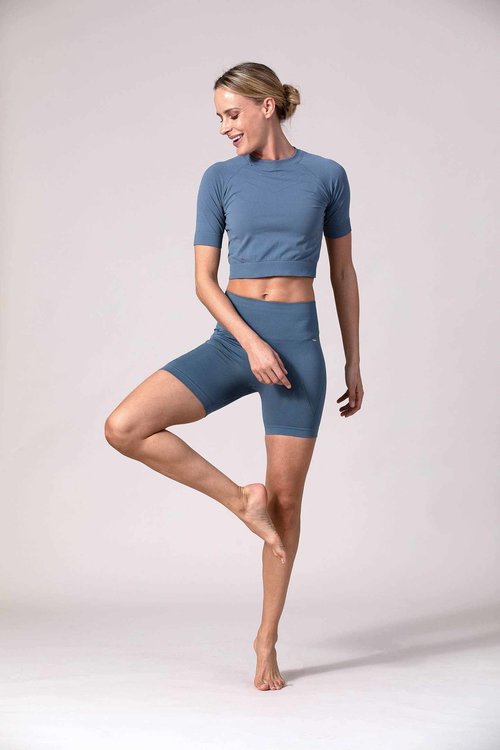 AMARANTE Cropped shirt AMARANTE Zen Blue