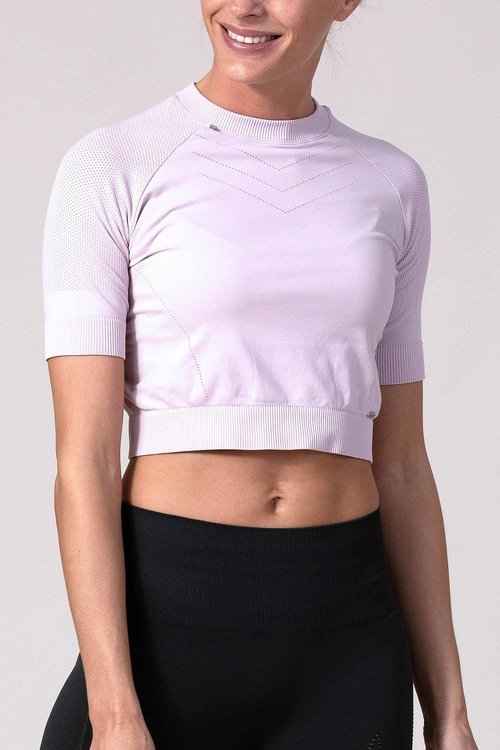Cropped Tee AMARANTE Pale Lilac AMARANTE Cropped Tee AMARANTE Pale Lilac