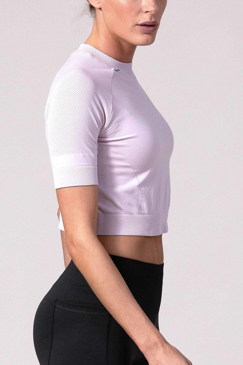 Cropped Tee AMARANTE Pale Lilac AMARANTE Cropped Tee AMARANTE Pale Lilac