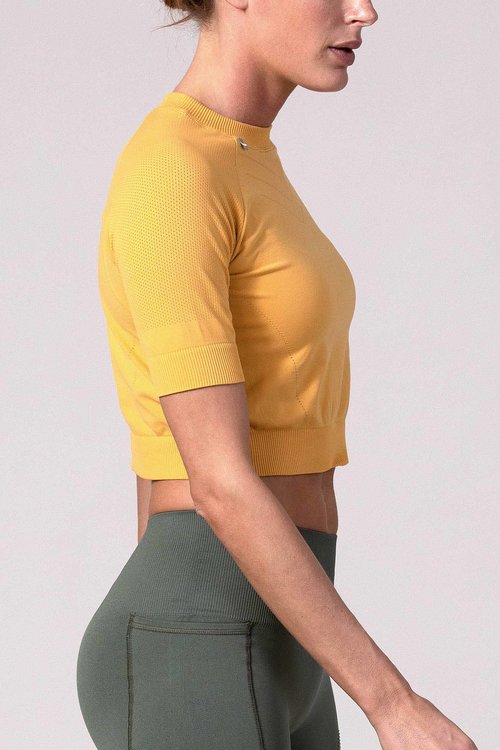 Cropped Tee AMARANTE Honey Gold AMARANTE Cropped Tee AMARANTE Honey Gold