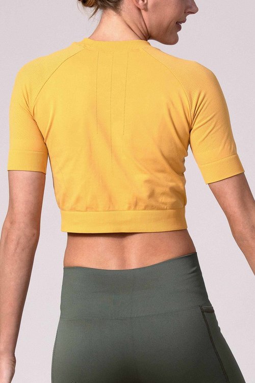 Cropped Tee AMARANTE Honey Gold AMARANTE Cropped Tee AMARANTE Honey Gold