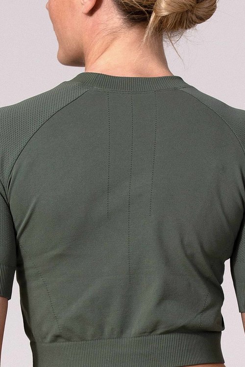 AMARANTE Cropped shirt AMARANTE Dusty Green