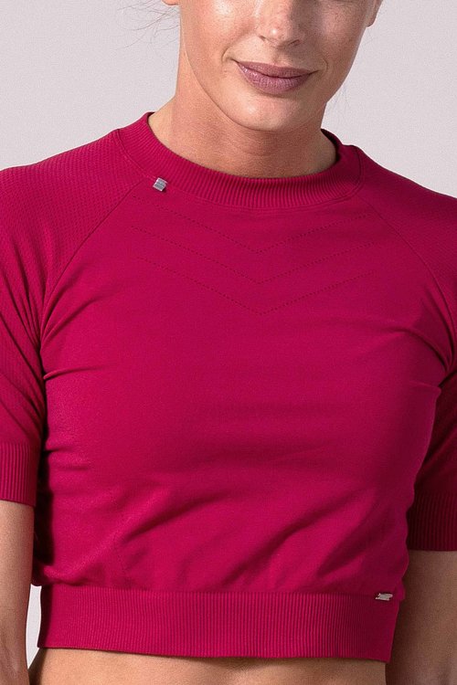 AMARANTE Cropped shirt AMARANTE Cherry Pink