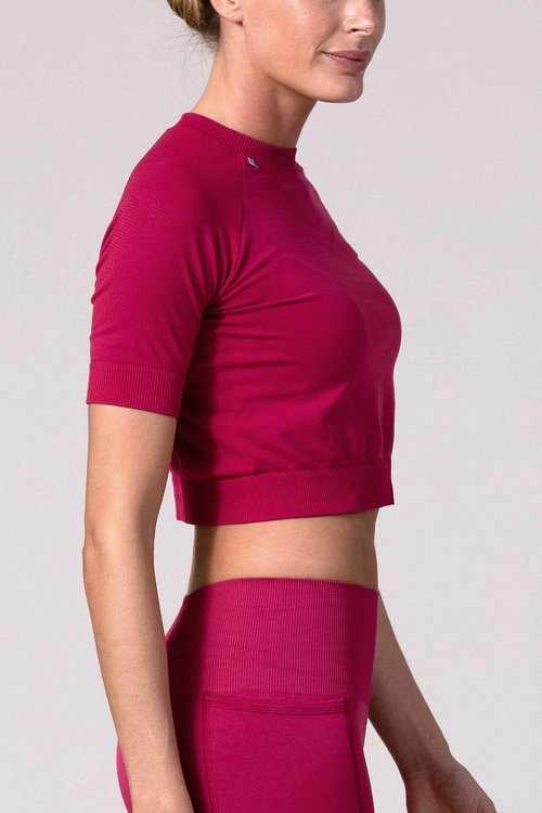 AMARANTE Cropped shirt AMARANTE Cherry Pink