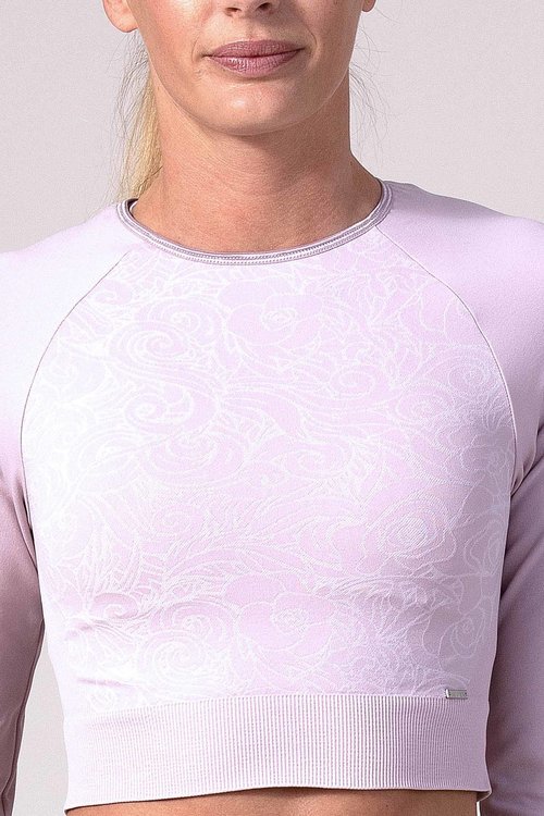 VIANE Long Sleeve Cropped Shirt VIANE Nostalgic Rosa