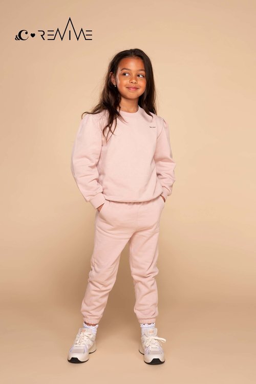 KIDS PUFF joggingset &C x REVIVE Blush Pink &C x REVIVE KIDS PUFF joggingset &C x REVIVE Blush Pink