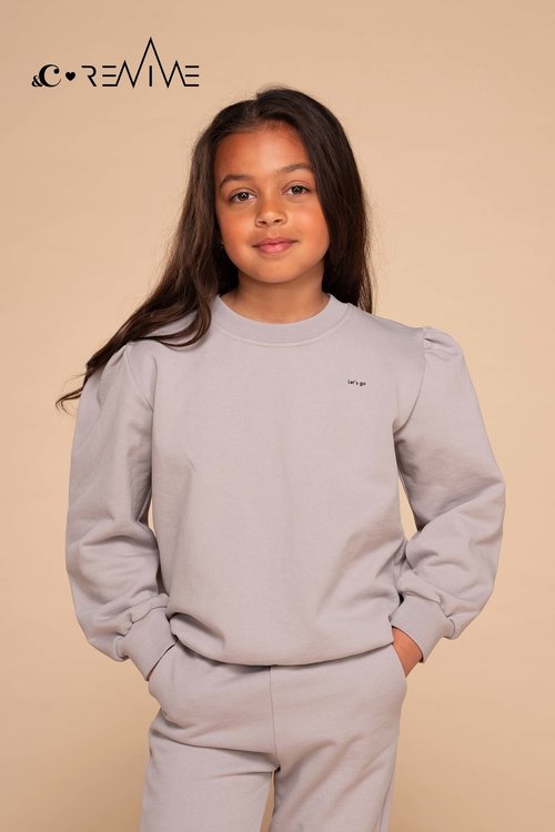 KIDS PUFF joggingset &C x REVIVE Light Grey &C x REVIVE KIDS PUFF joggingset &C x REVIVE Light Grey