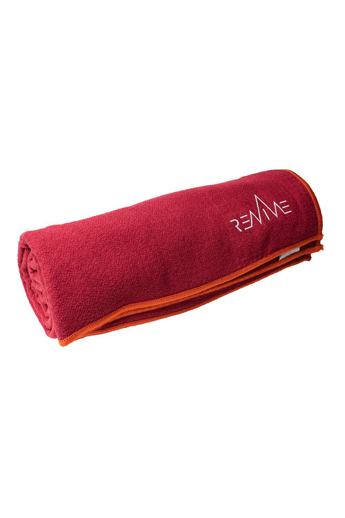 Yoga GRIP handdoek  - rood REVIVE Performance Lifestyle Yoga GRIP handdoek  - rood