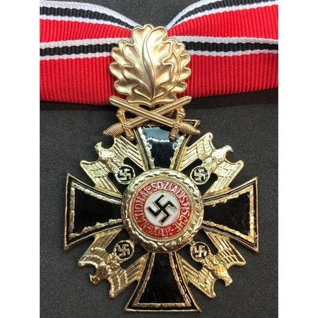Duitse orde van de NSDAP 2ᵉ Klasse eikenblad met zwaarden