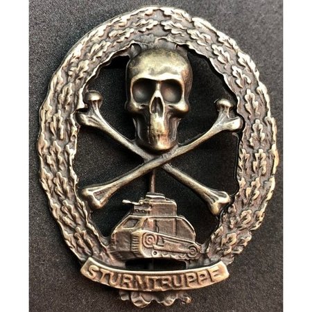 Panzer sturmtruppe WO1 badge