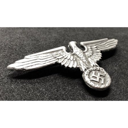 SS eagle cap badge silver