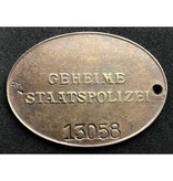 Prussian police ID tag