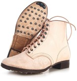 M37 German leather army ankle boots undyed