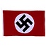 NSDAP Nazi party flag hand sewn type 2