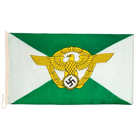 third reich police flag cotton