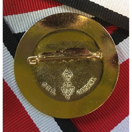Reichsarbeitdienst RAD badge gold