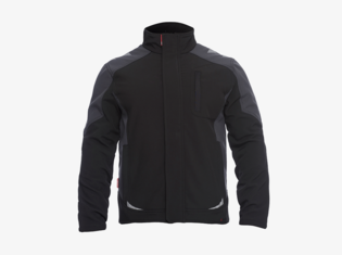 Engel Galaxy Softshell Jack 8810-229 Zwart/Antraciet