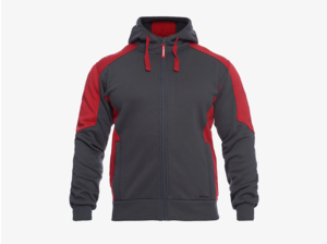 Engel Engel Galaxy Hoodie Met Capuchon 8820-233 Antraciet/Rood