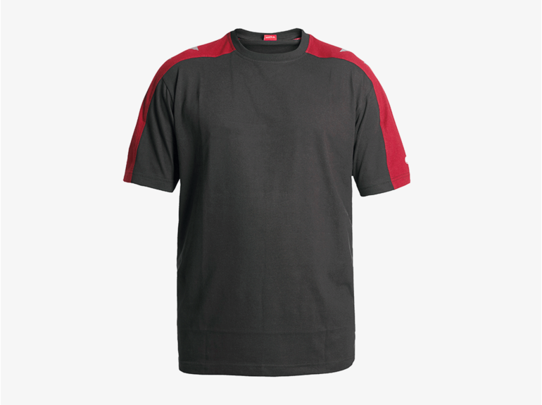 Engel Engel Galaxy T-Shirt 9810-141 Antraciet/Rood