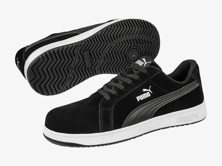 Puma Puma 64.001.0 Iconic Suede Black Low S1PL