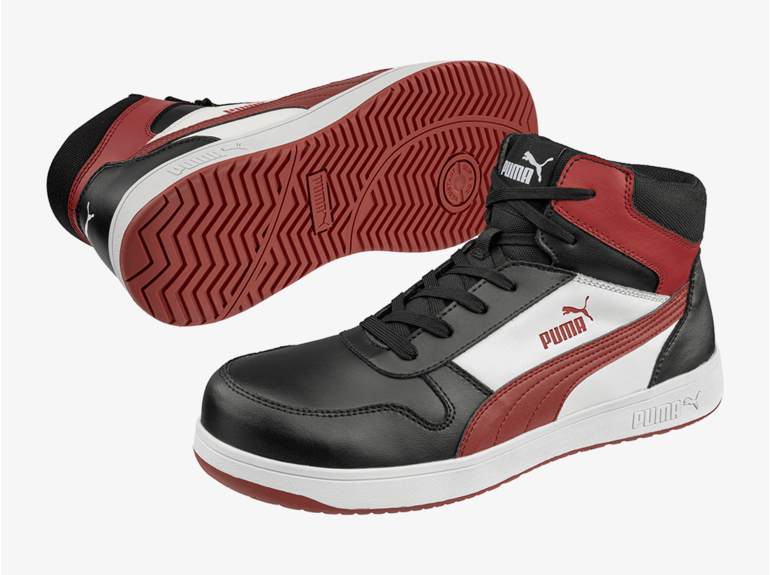 Puma Puma 63.005.0 Frontcourt Black White Red Mid S3L