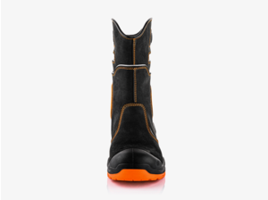 Buckbootz Buckbootz BVIZ5BKOR Buckz Viz Lederen Laars Zwart/Oranje S7S