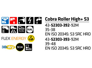 Sievi Sievi Cobra Roller High+ S3