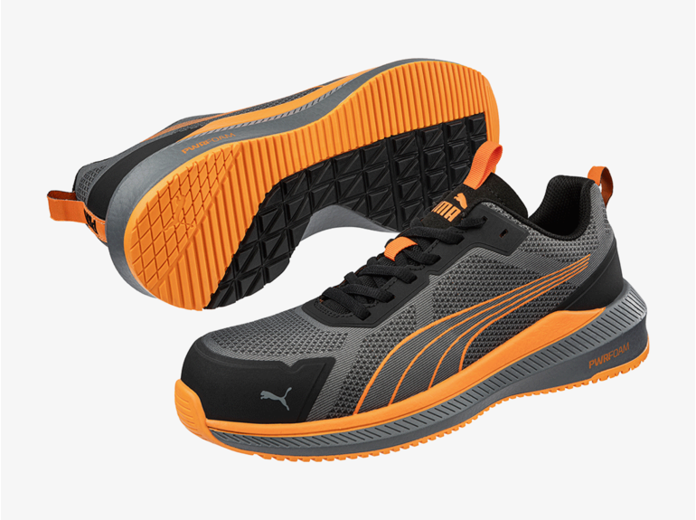 Puma 64.500.0 Slide Grey Orange Low S1PS Puma Puma 64.500.0 Slide Grey Orange Low S1PS