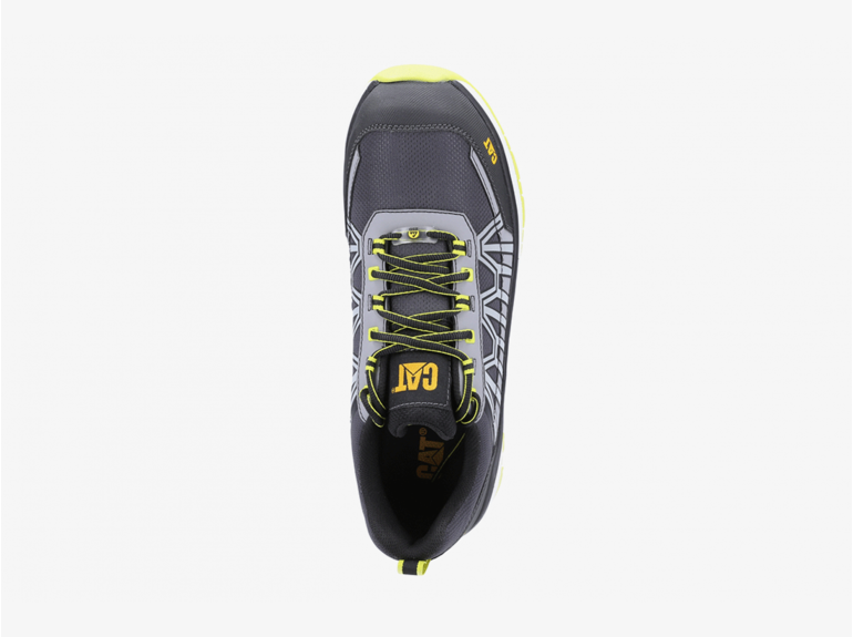 CAT: Caterpillar werkschoenen CAT Charge Black Limegreen S3
