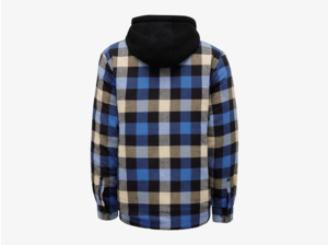 Hard Yakka Hard Yakka Quilted Flannel Shacket Blue