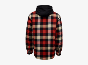 Hard Yakka Hard Yakka Quilted Flannel Shacket Red