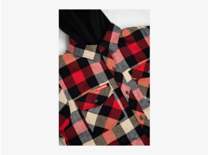 Hard Yakka Hard Yakka Quilted Flannel Shacket Red